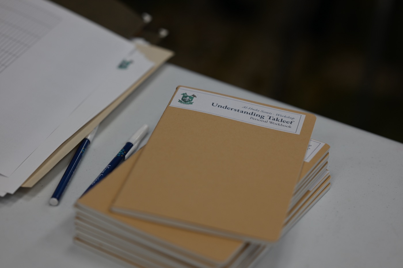 Al-Huda Scouts workshop workbooks
